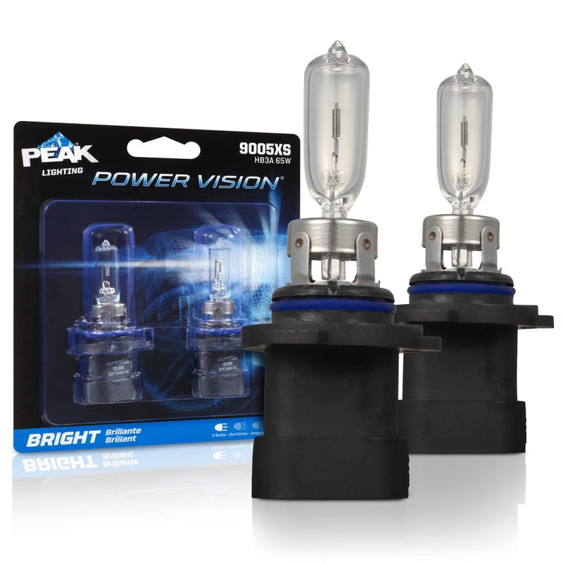 PEAK Power Vision Automotive High Performance 9005XS/HB3A 65W Headlights (2 Pack) - Image 1